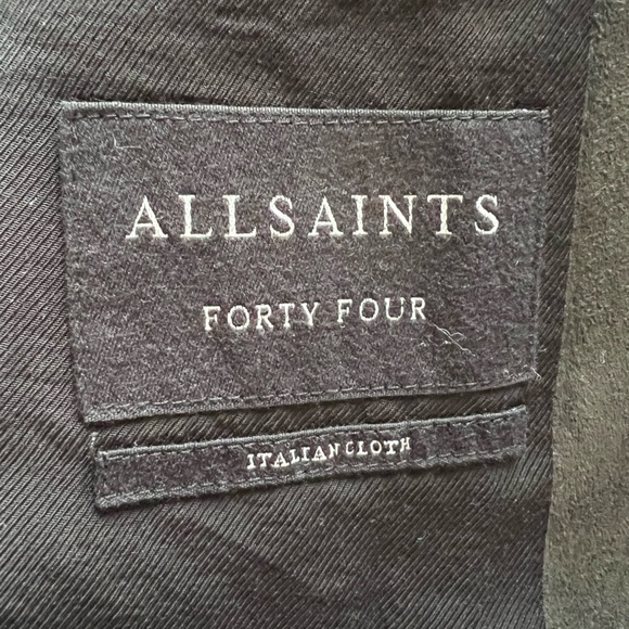 AllSaints Men’s Cashmere Blend Merton Coat XXL MSRP: $615 - Picture 6 of 8